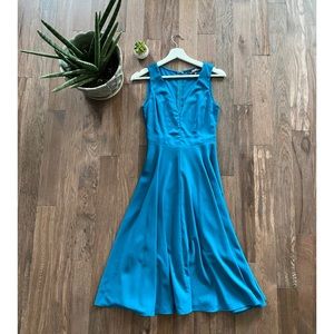 Of My Dreams Teal Blue Midi Dress